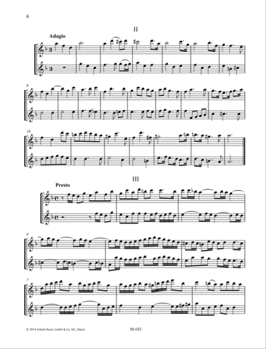 Sonata F major, Op. 1 No. 2 Alto Recorder scores gallery preview page 2