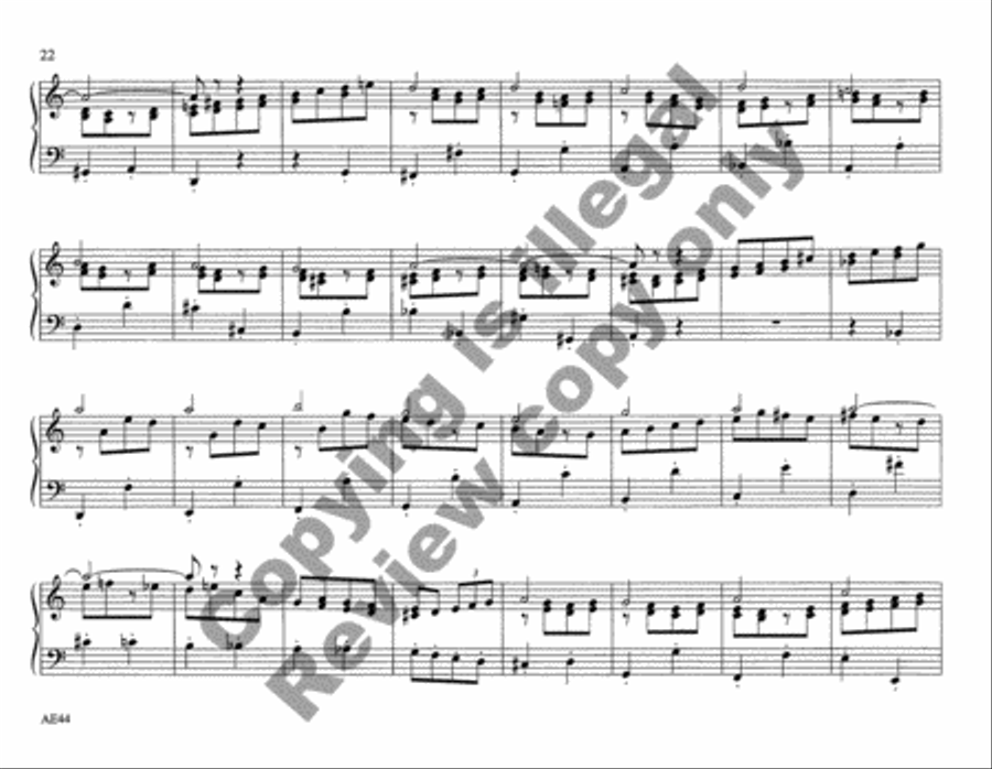 Chantworks, Set III Ascension, Pentecost, Trinity, Corpus Christi, Morning, Evening Organ scores gallery preview page 22