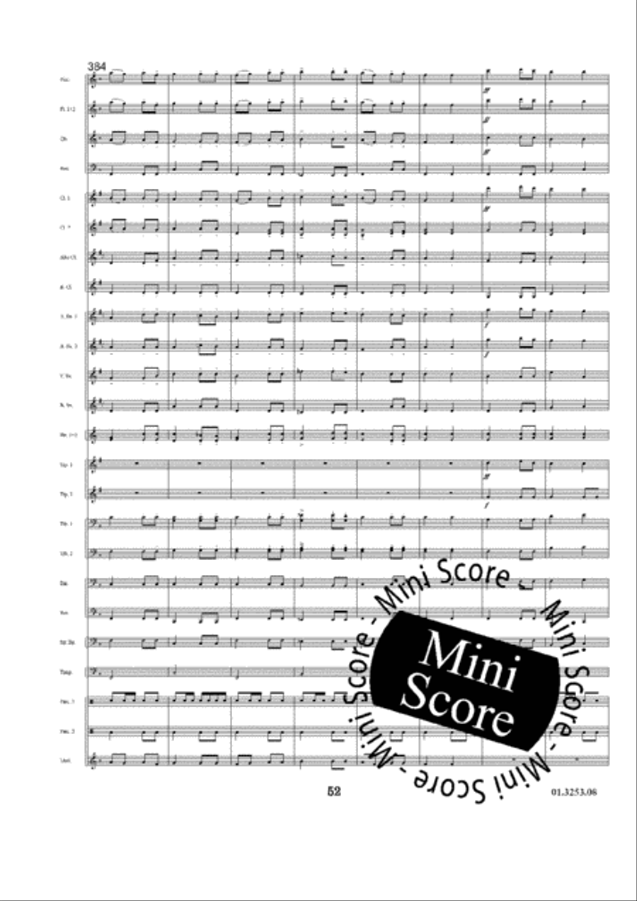 Capriol Suite Concert Band scores gallery preview page 56