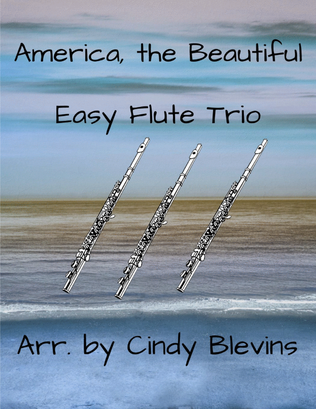Book cover for America, the Beautiful, Easy Flute Trio