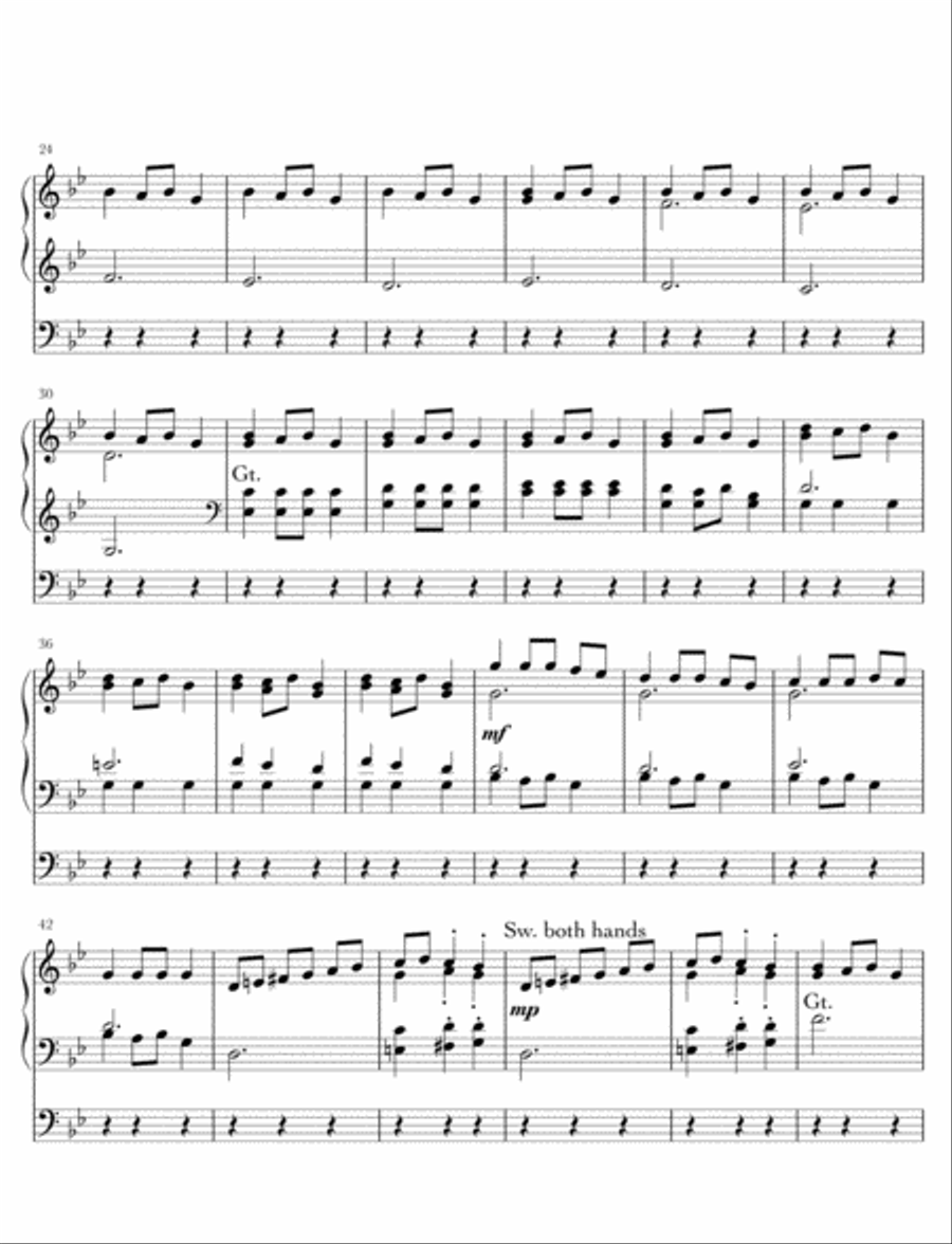 Christmas collection for Organ Organ Solo scores gallery preview page 2