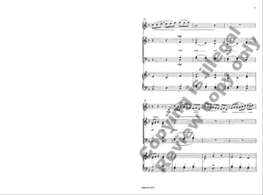 When I Survey the Wondrous Cross 4-Part scores gallery preview page 7