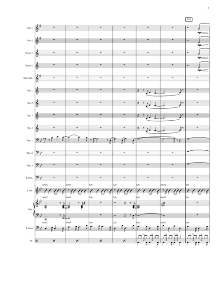 Mas Que Nada Jazz Ensemble scores gallery preview page 3