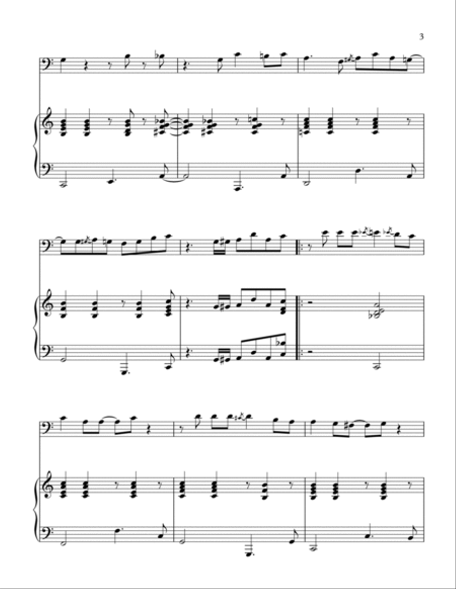 Feliz Navidad Piano scores gallery preview page 4