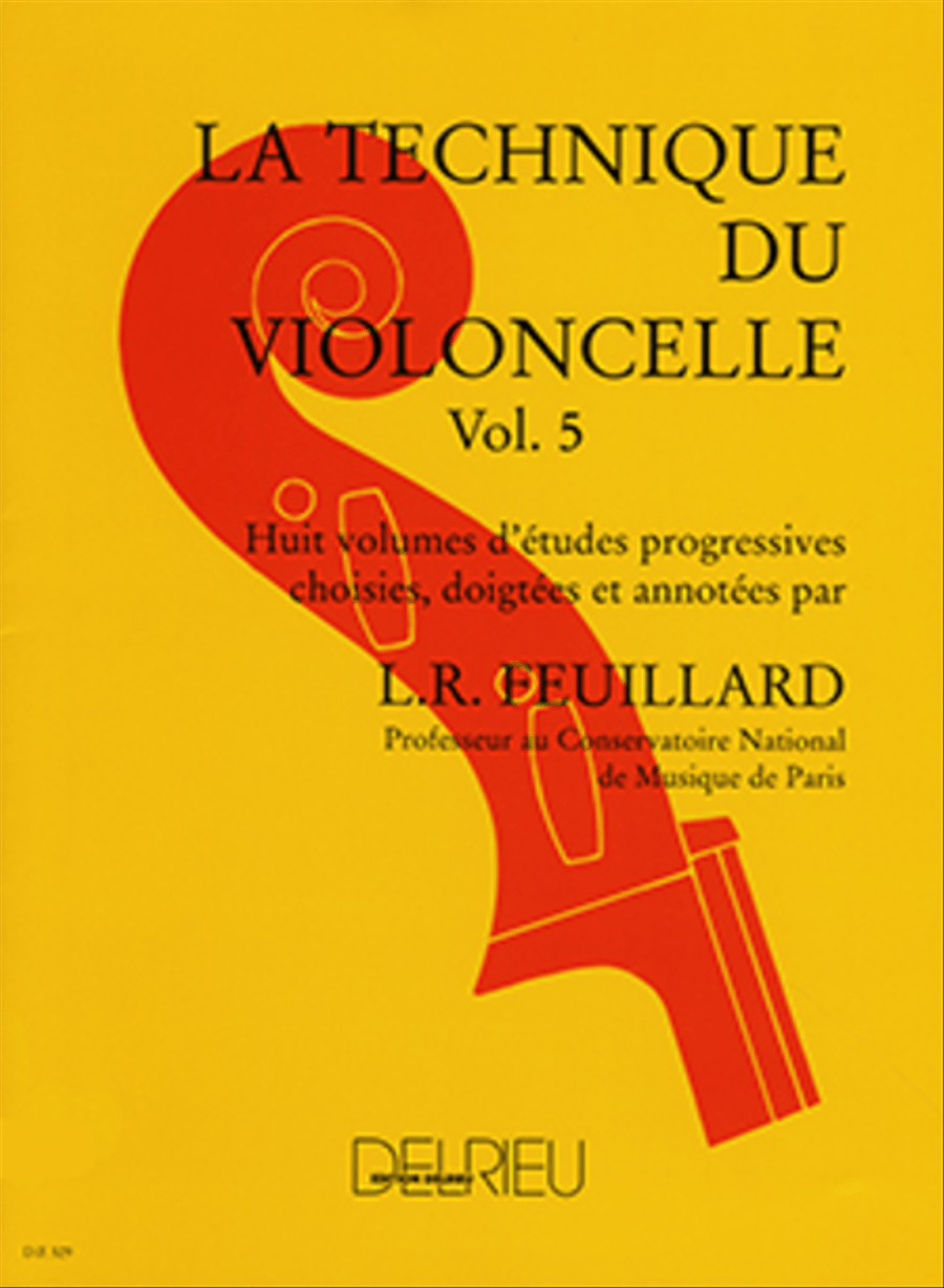 Technique du violoncelle - Volume 5 Cello scores gallery preview page 1