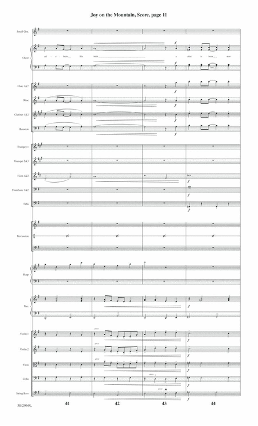 The Heart of Christmas - Full Score Choir scores gallery preview page 140