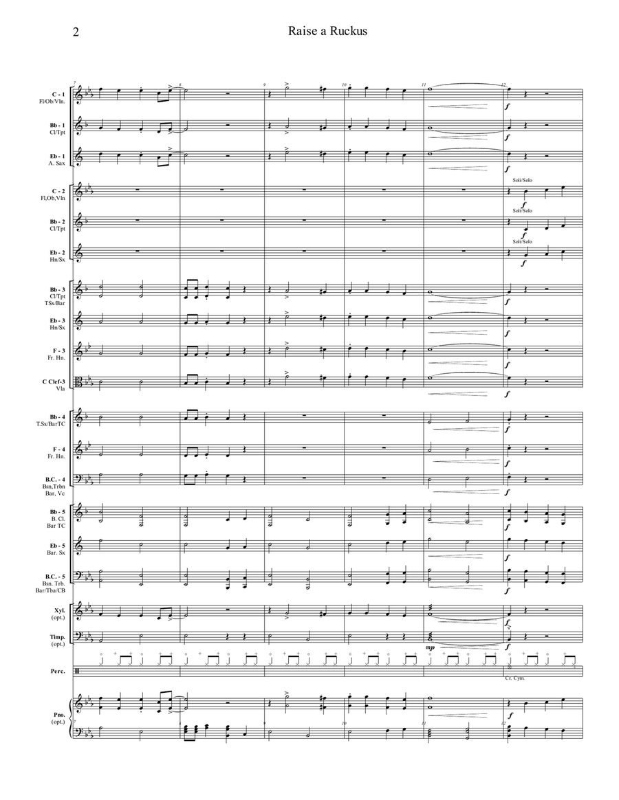Raise a Ruckus Large Ensemble scores gallery preview page 2