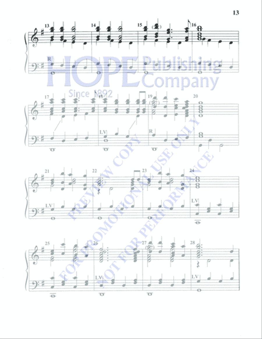 Holiday Favorites for Handbells 5-Octaves scores gallery preview page 15