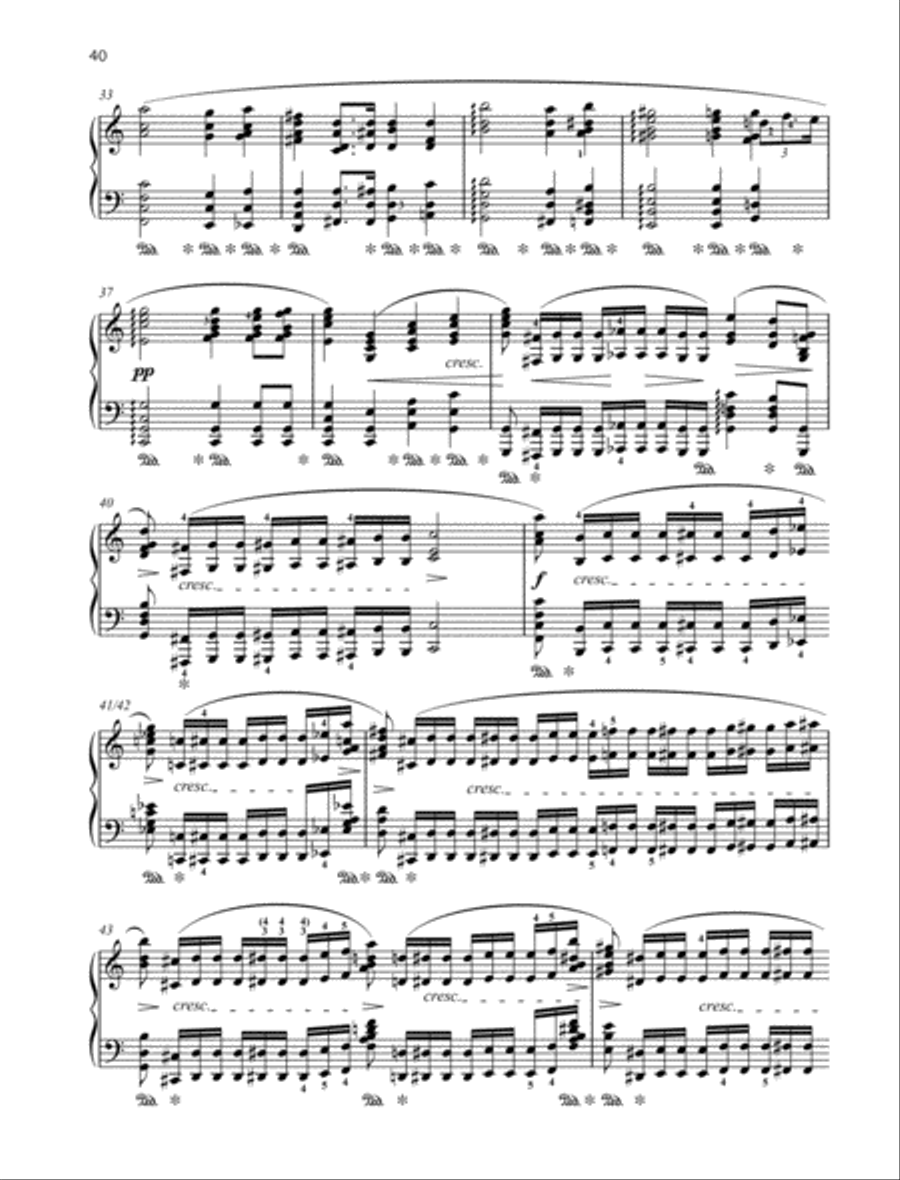 Nocturne C minor Piano Solo scores gallery preview page 4