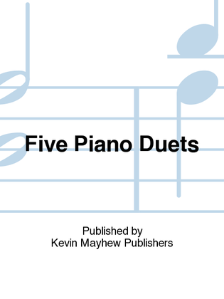 Book cover for Five Piano Duets