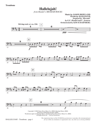 Hallelujah! (from Messiah Rocks) - Trombone
