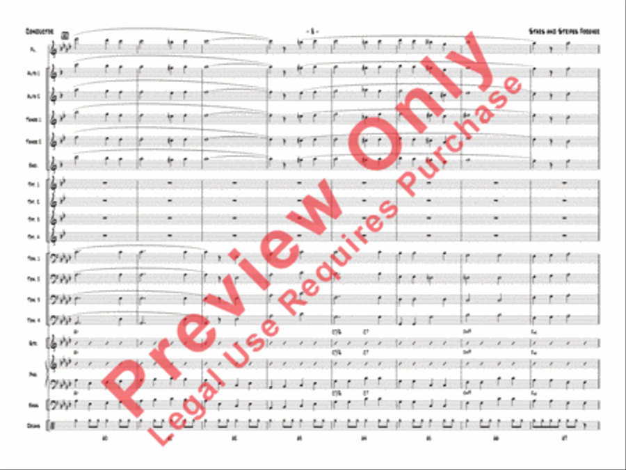 Stars and Stripes Forever Jazz Ensemble scores gallery preview page 12