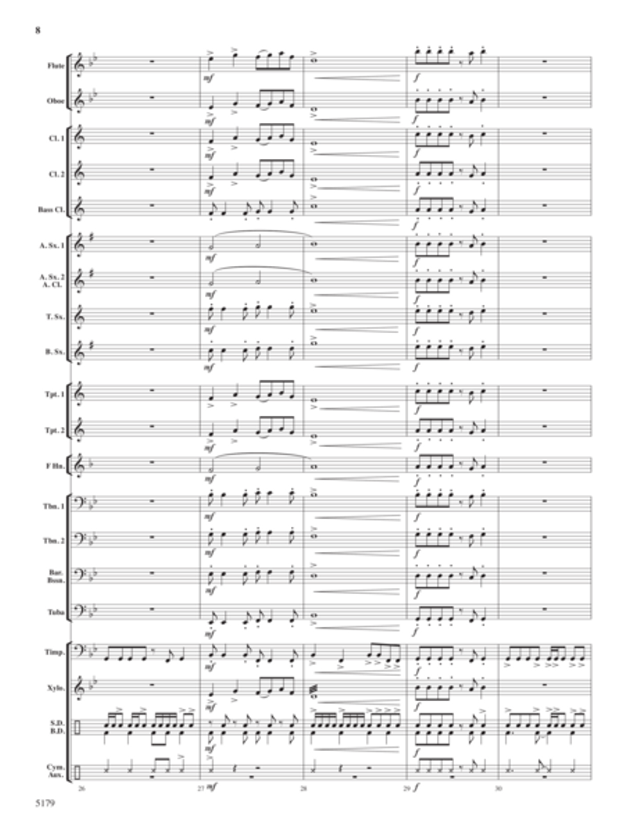 American Journey Concert Band scores gallery preview page 7