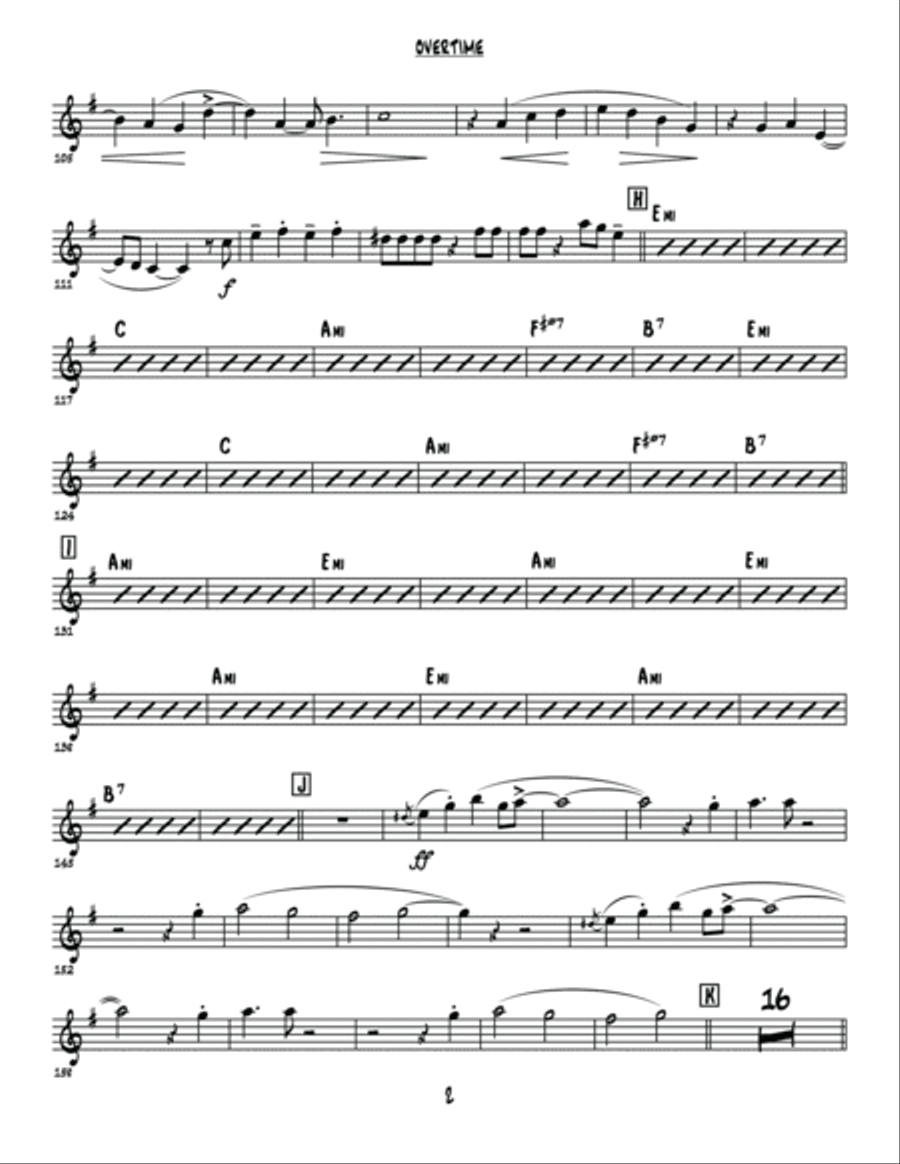 Overtime Tenor Saxophone scores gallery preview page 6