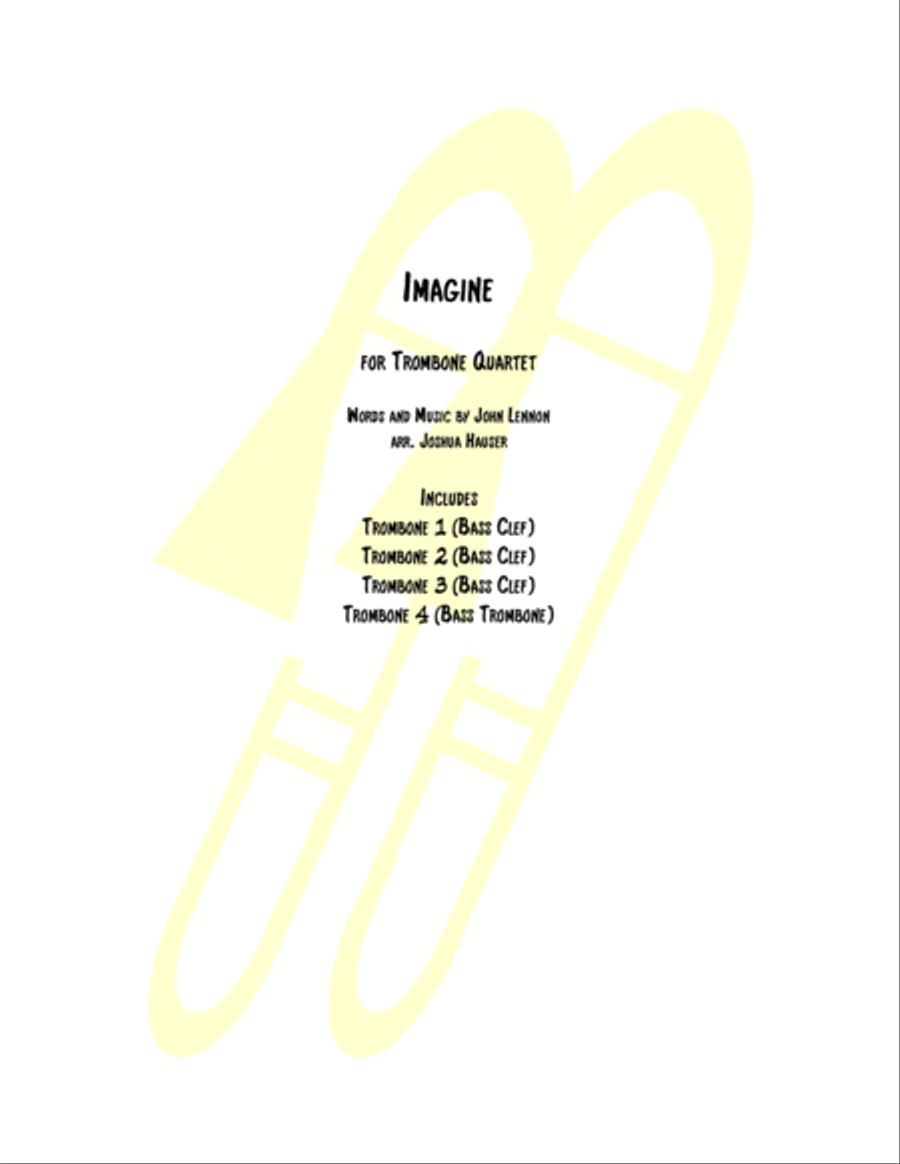 Imagine Imagine Brass Quartet scores gallery preview page 1