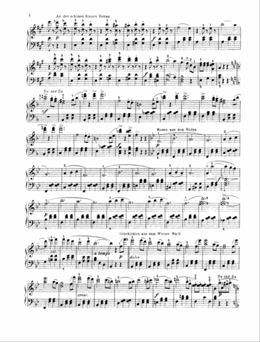 Strauß-Walzer Piano Solo scores gallery preview page 3