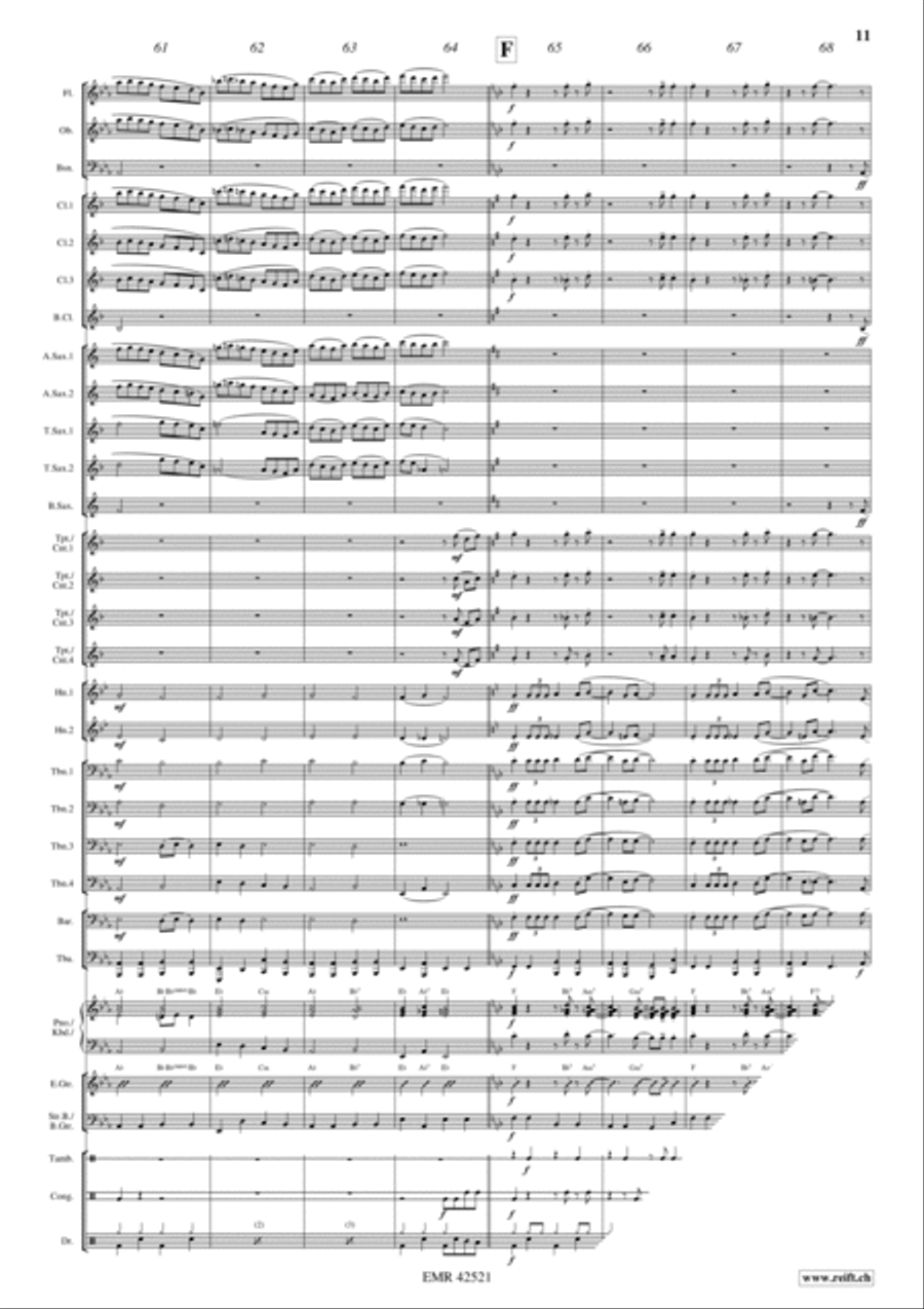 Nutcracker Swing Concert Band scores gallery preview page 12