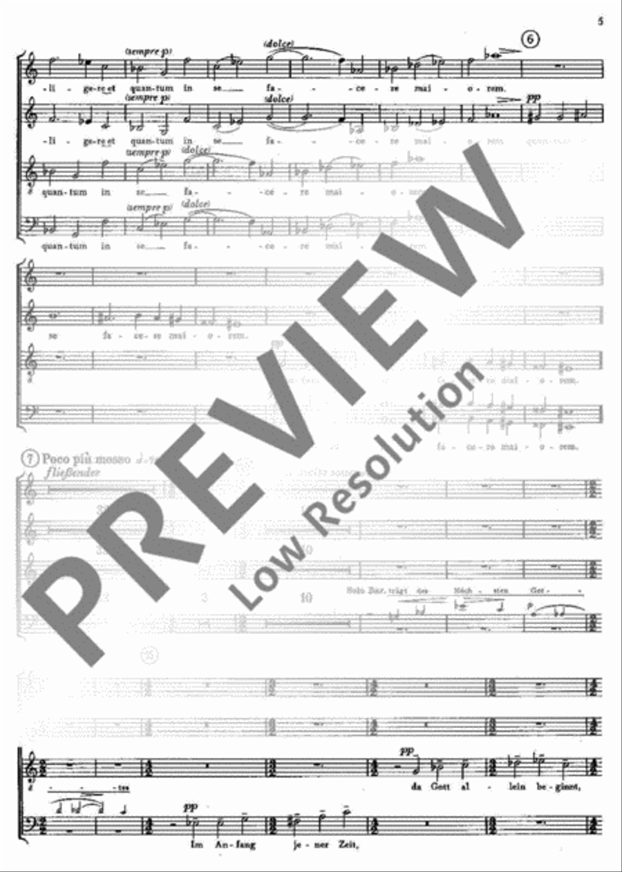 Kantate Nr. 8 4-Part scores gallery preview page 4