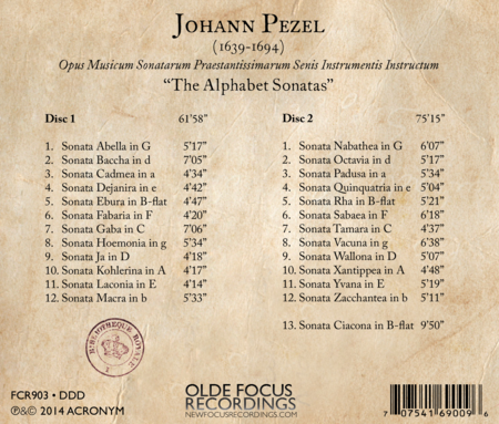 Opus Musicum Sonatarum: Alpha