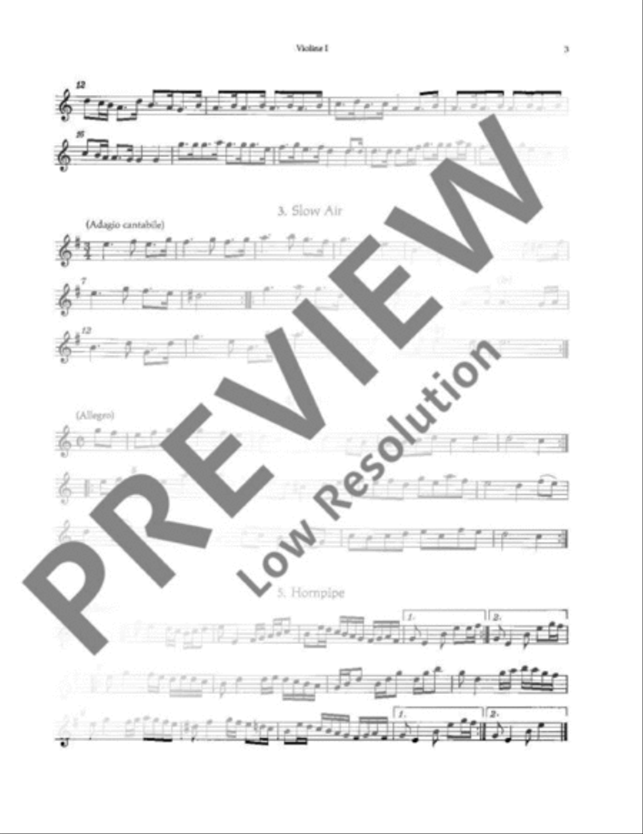 Old-Bachelor-Suite Chamber Orchestra scores gallery preview page 5