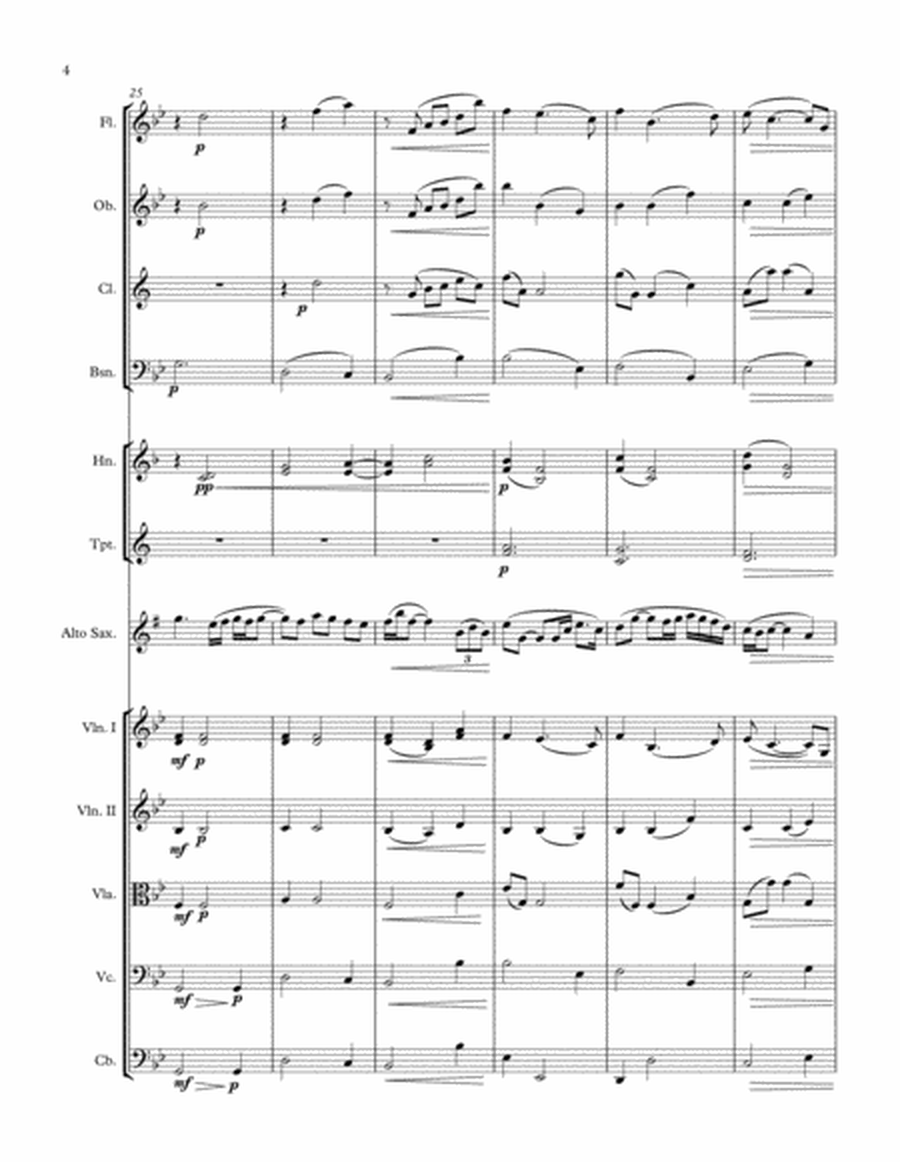 Concerto for Alto Sax Score and Parts