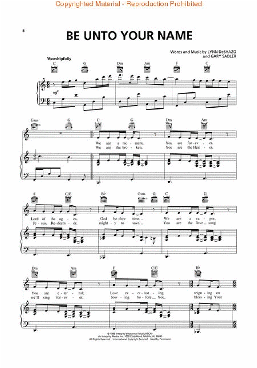 Days of Elijah - The Best of Robin Mark Piano, Vocal, Guitar scores gallery preview page 2