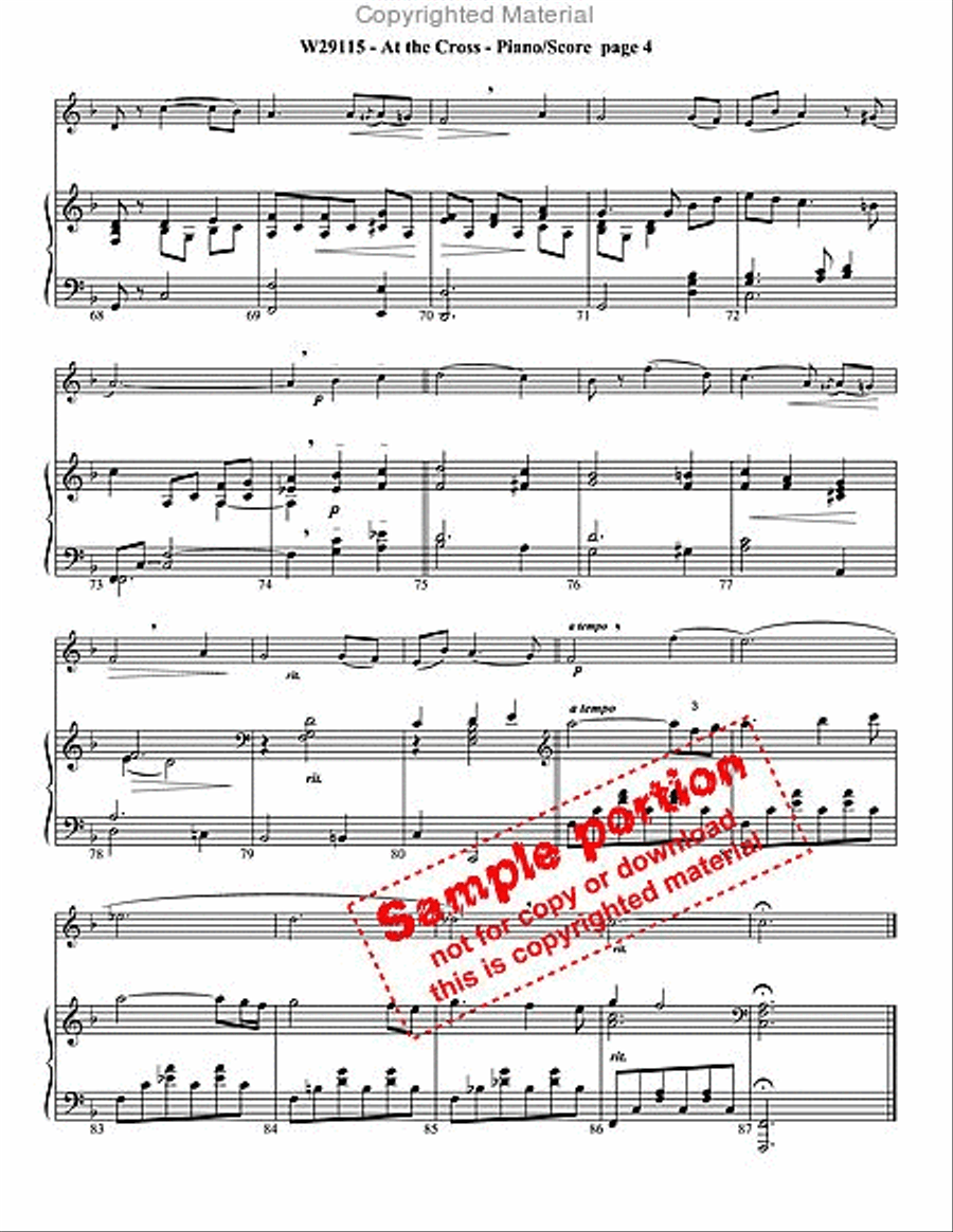 At The Cross At The Cross Cornet scores gallery preview page 4