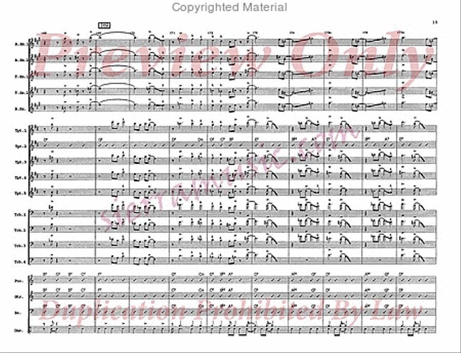 Tree Frog Big Band scores gallery preview page 20