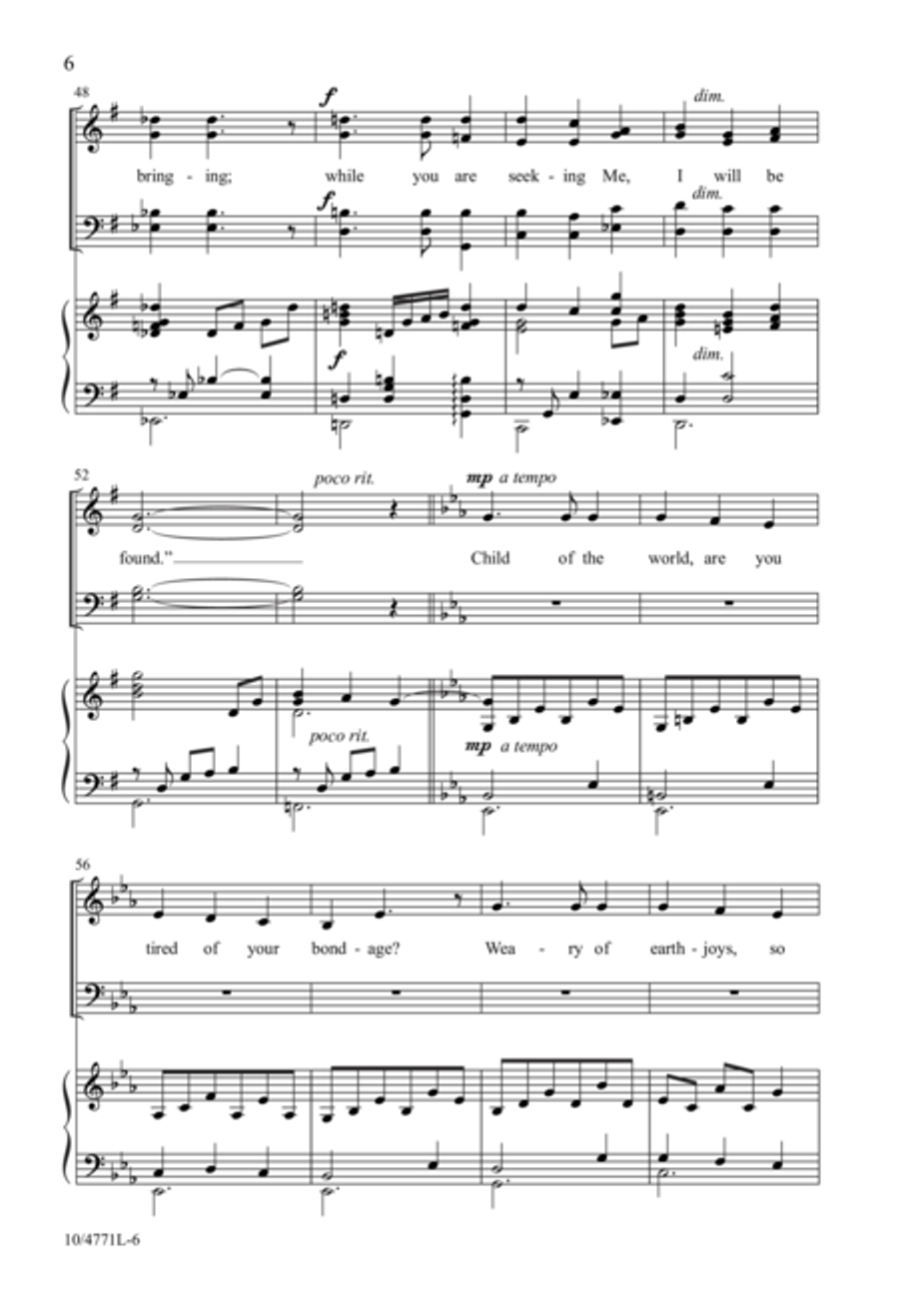 Come, Every One Who Is Thirsty 4-Part scores gallery preview page 6