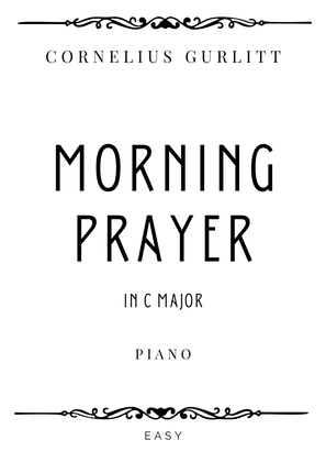 Book cover for Gurlitt - Morning Prayer in C Major - Easy