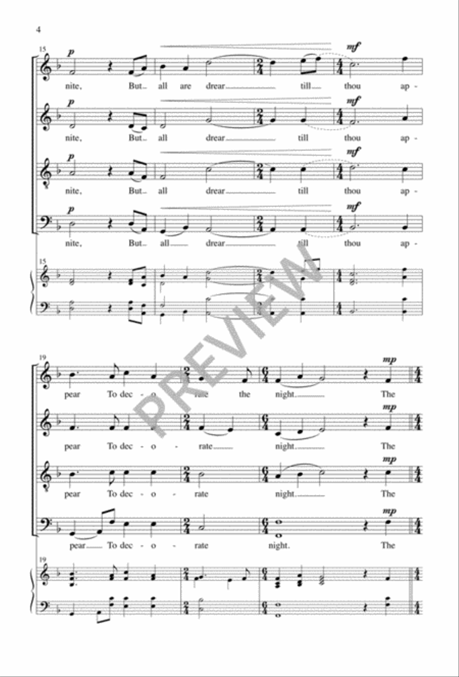 The Star of Love The Star of Love 4-Part scores gallery preview page 5