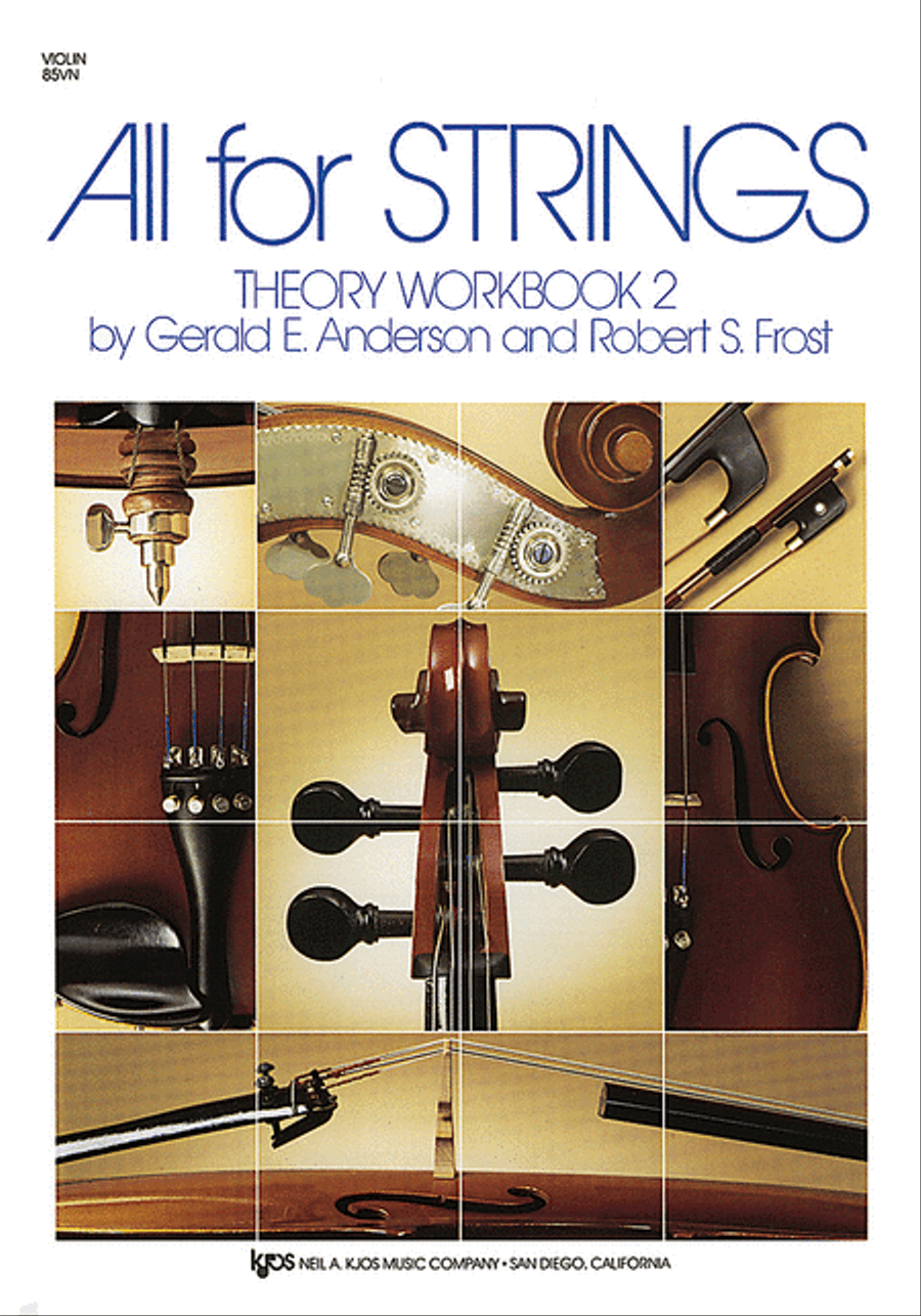 All For Strings Theory Workbook 2 - Violin