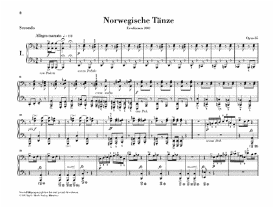 Norwegian Dances, Op. 35 Piano Solo scores gallery preview page 3
