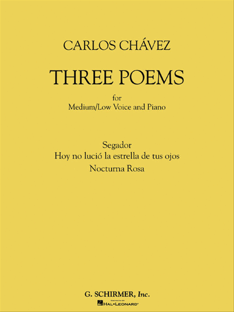 Three Poems Voice scores gallery preview page 1