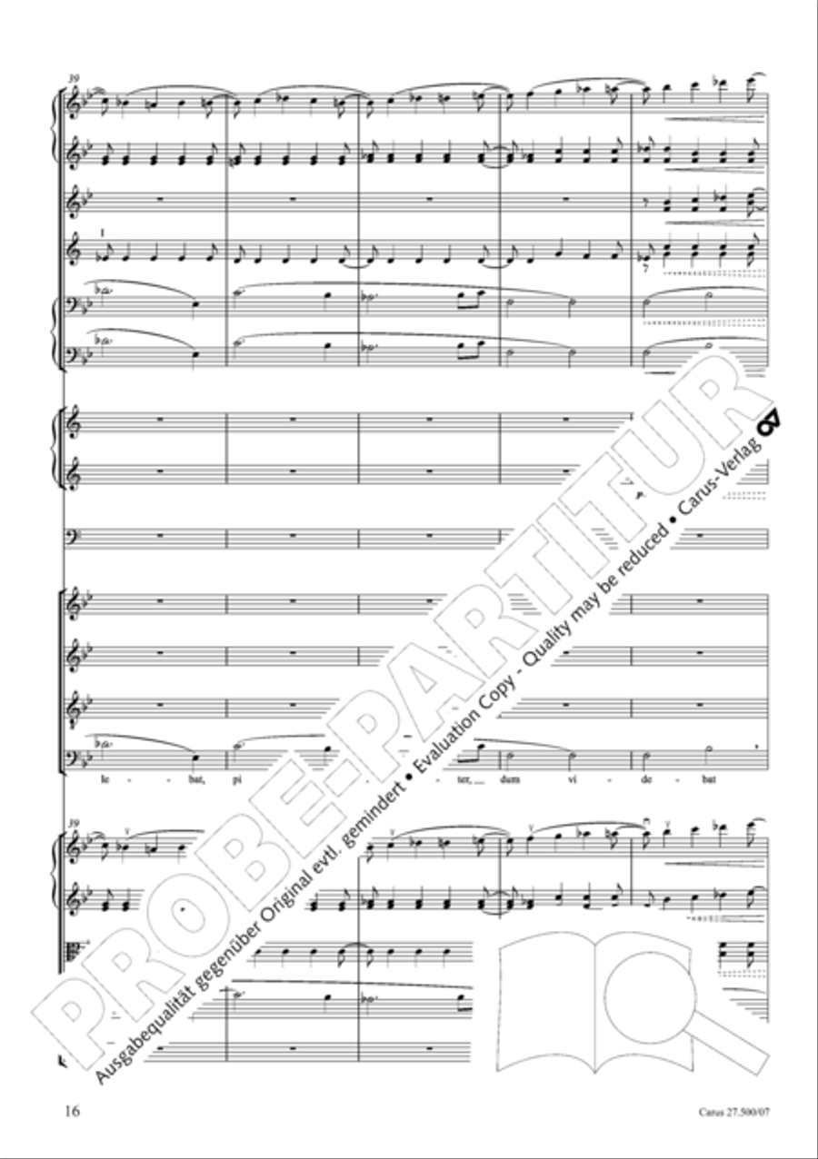 Quattro pezzi sacri Orchestra scores gallery preview page 17