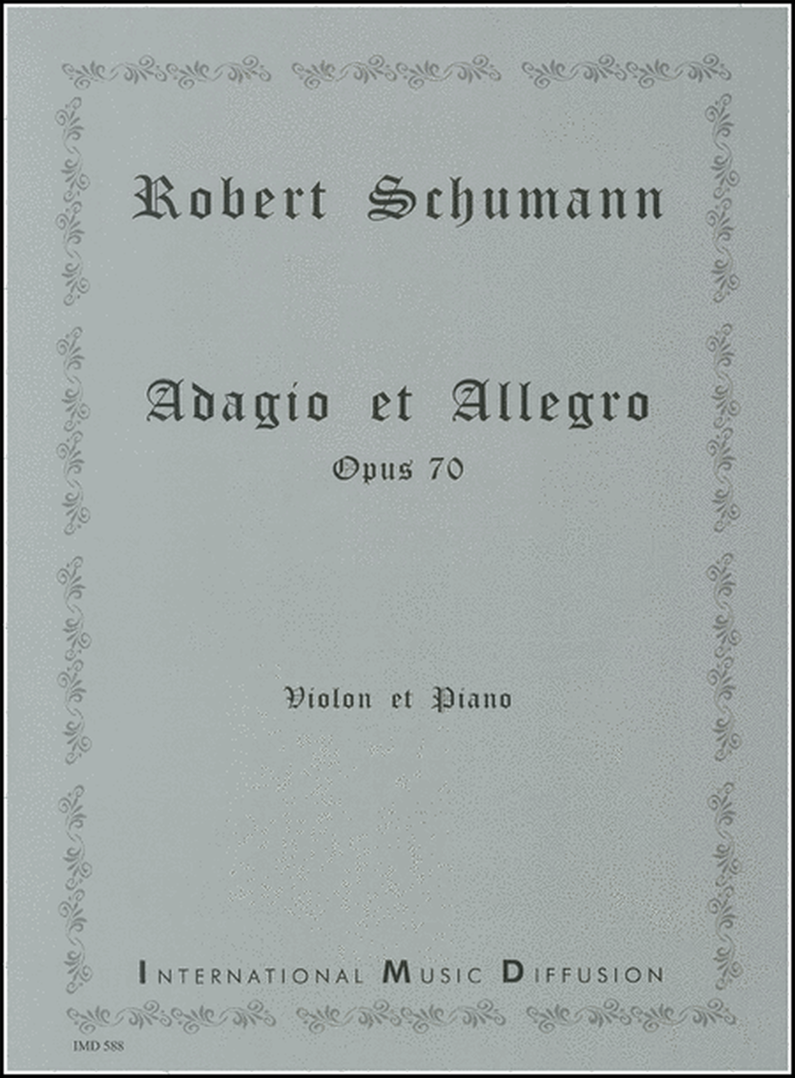 Adagio et Allegro Op 70