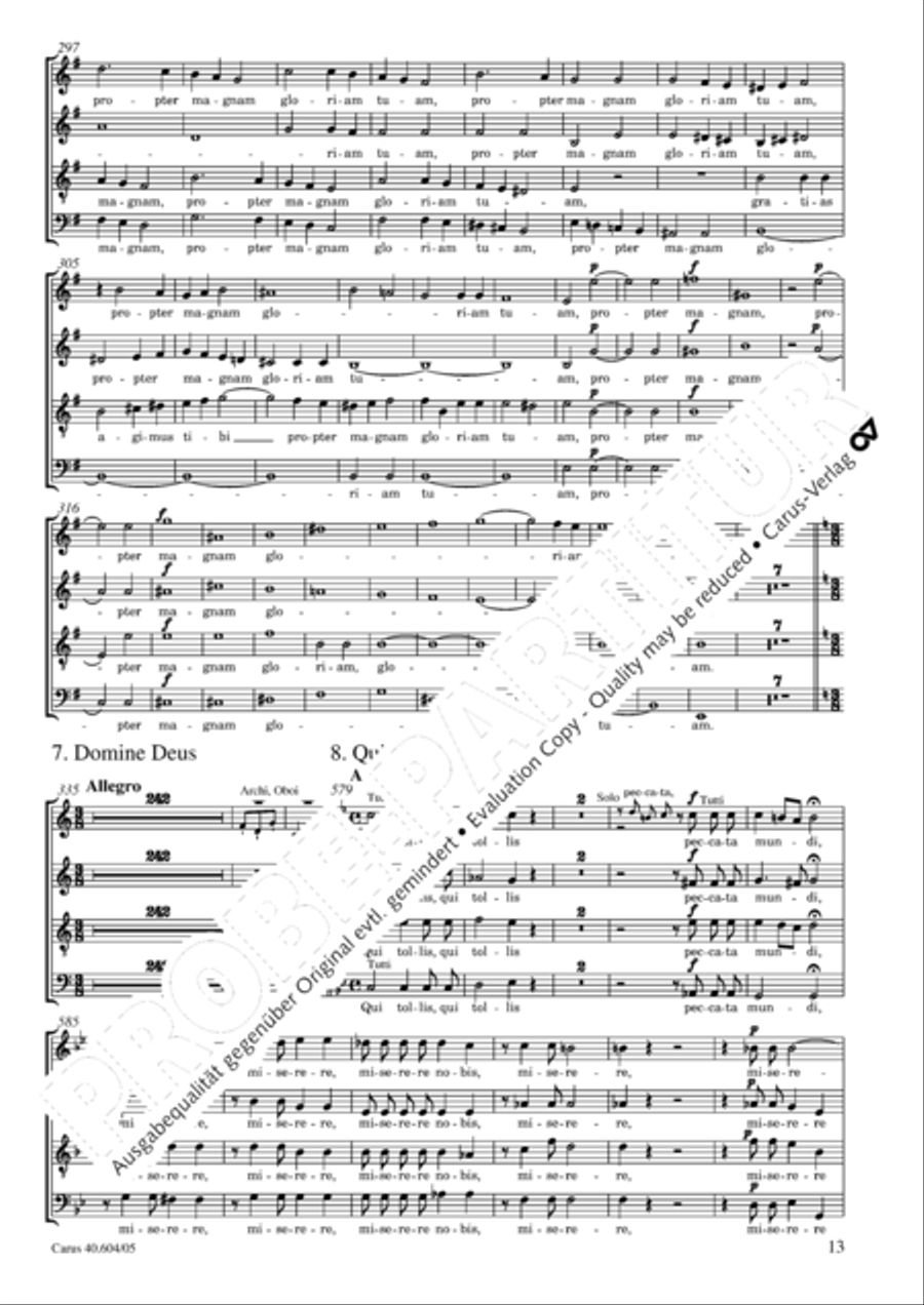 Grosse Mariazeller Messe in C 4-Part scores gallery preview page 14
