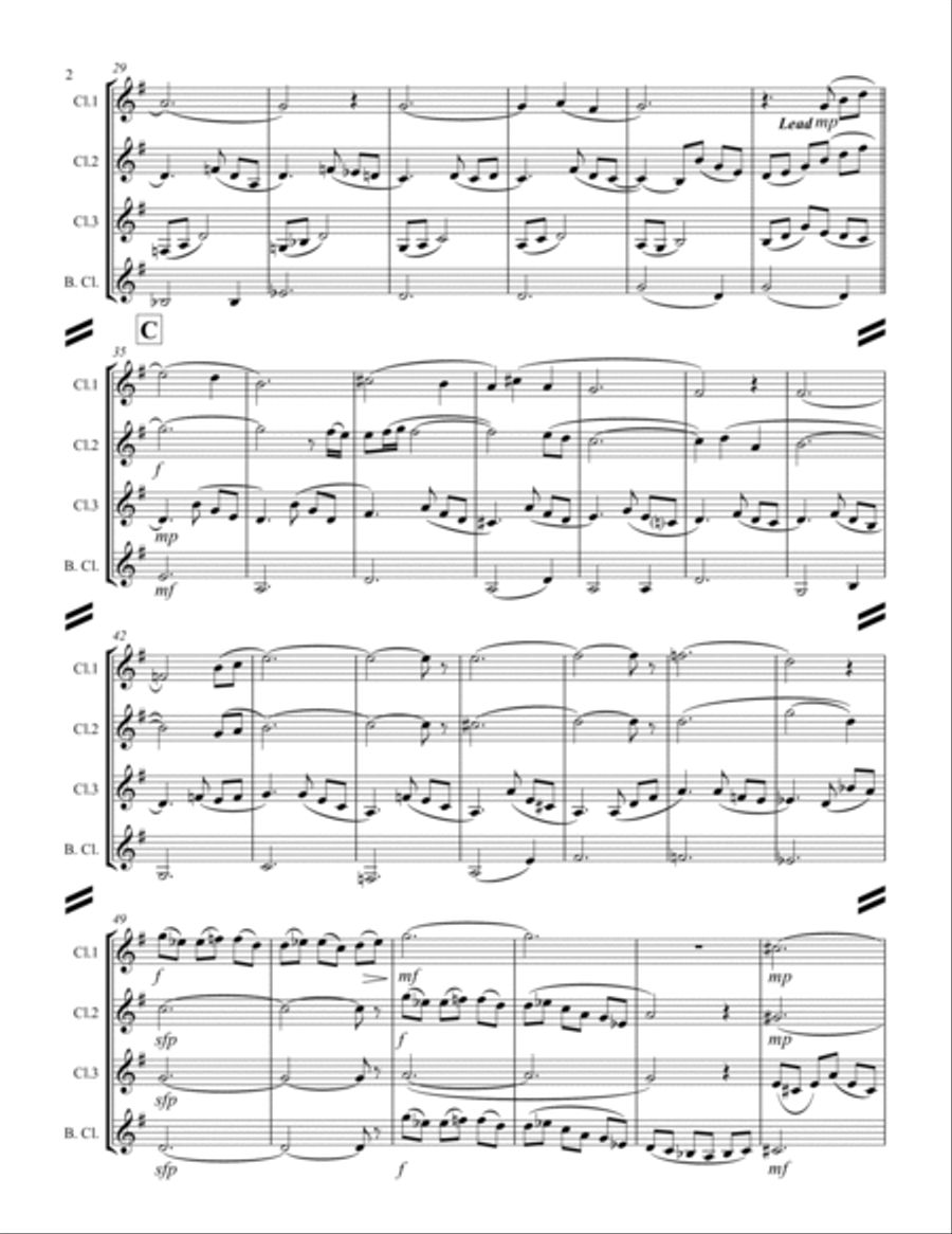 Cavatina Woodwind Quartet scores gallery preview page 3