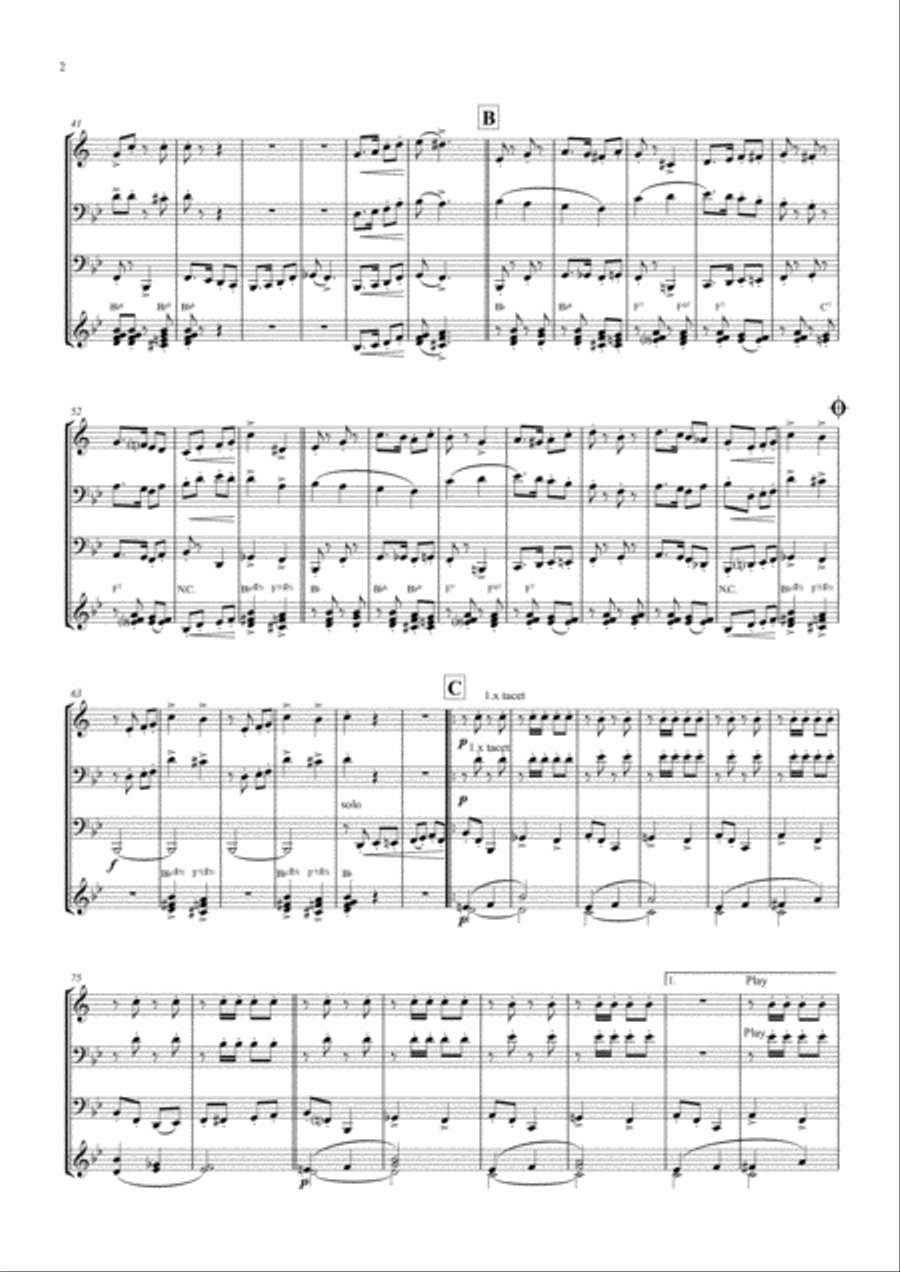 Tuba Galopp - Fast Polka - Oktober Fest - German Band Euphonium scores gallery preview page 2