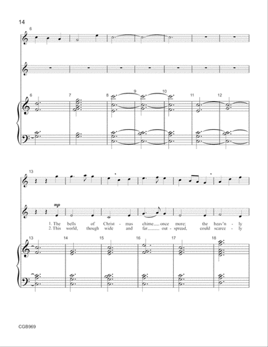Ring and Sing the Seasons Handbell Choir scores gallery preview page 11