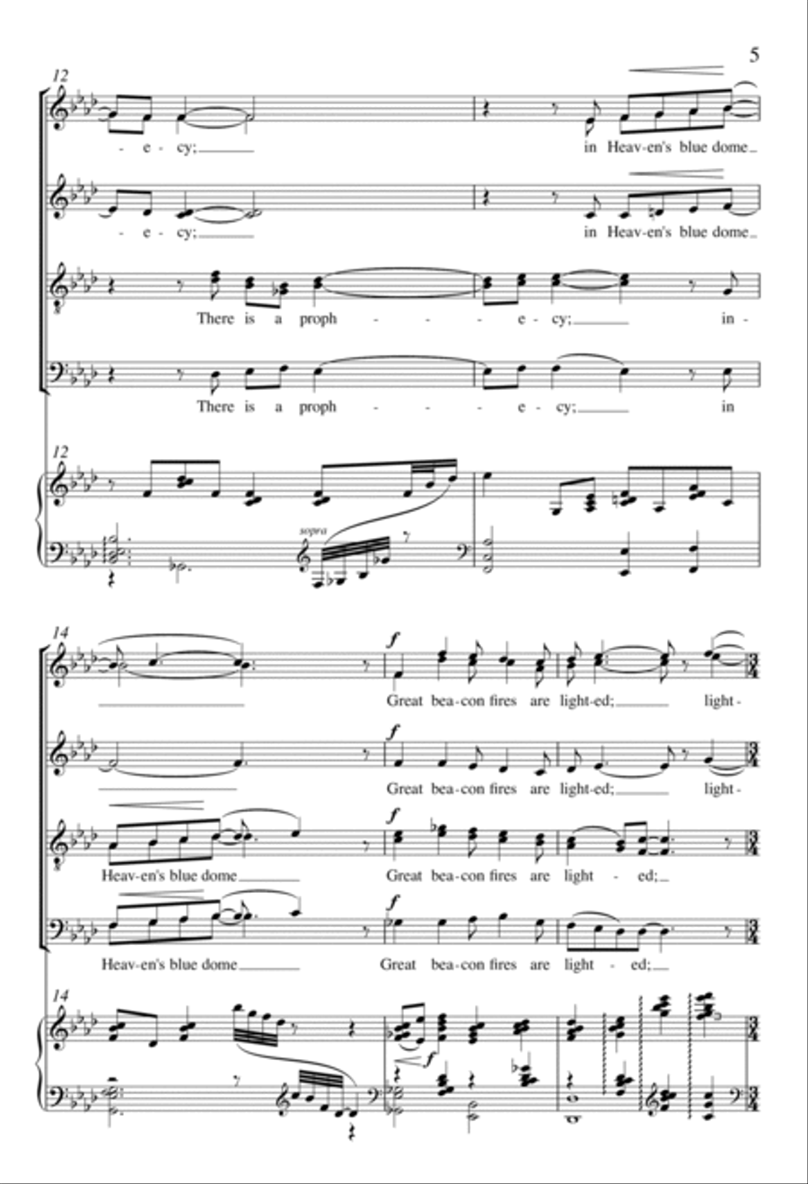 Strange Voices Sing Among the Planets Divisi scores gallery preview page 4