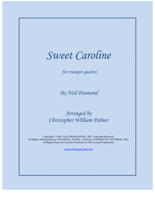 Book cover for Sweet Caroline