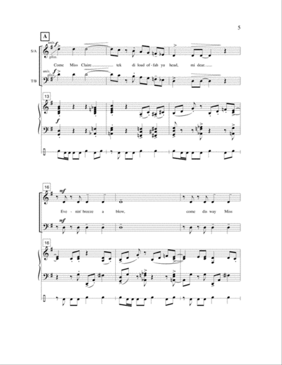 Evenin' Time Evenin' Time 4-Part scores gallery preview page 3