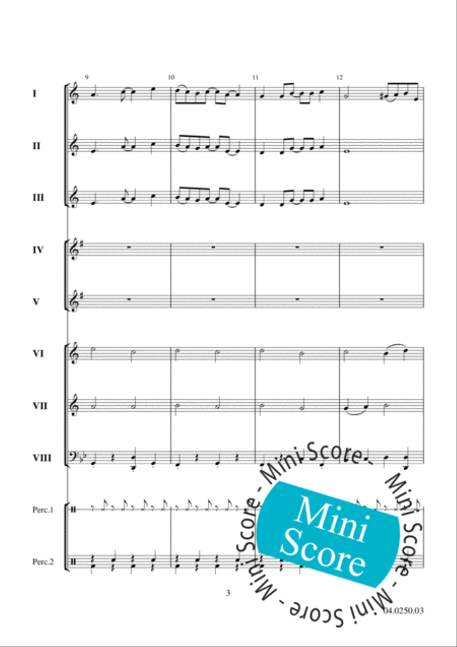 Paseo de Otono Brass Band scores gallery preview page 5
