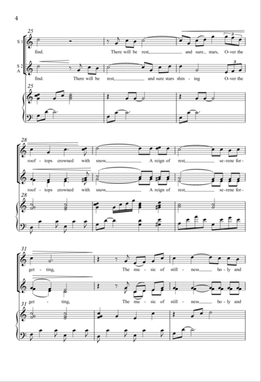 There Will Be Rest SSA scores gallery preview page 3