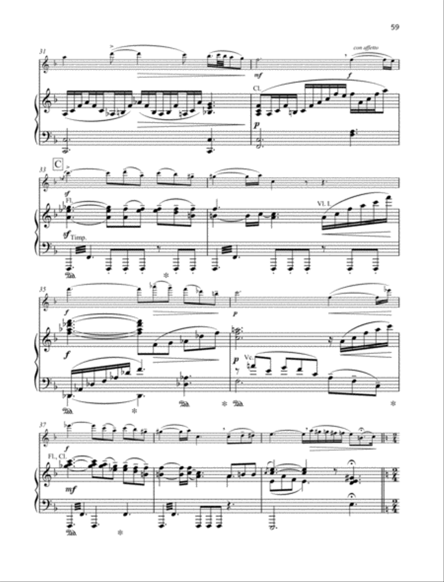 Ballade Flute Solo scores gallery preview page 4