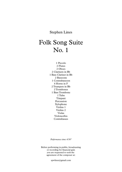 Folk Song Suite No. 1 image number null