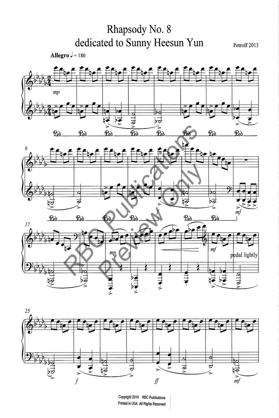 Selected Advanced Concertworks Piano Solo Collection Piano Solo scores gallery preview page 4