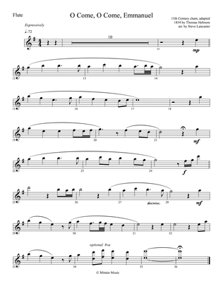 O Come, O Come, Emmanuel - contemplative arr. for Flute & Piano