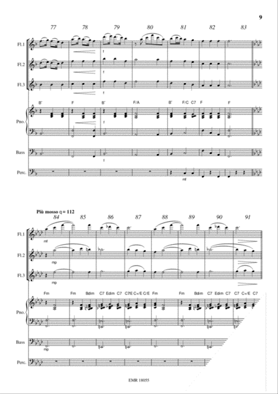 Plaisir d'Amour Flute scores gallery preview page 9